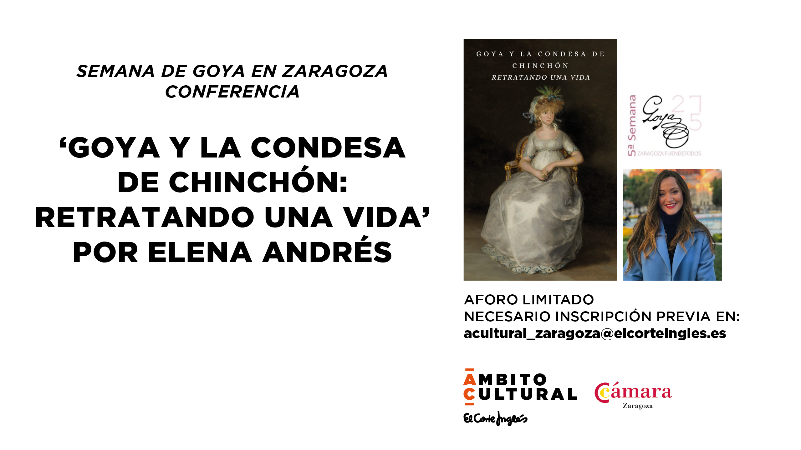 SEMANA DE GOYA EN ZARAGOZA: 'GOYA Y LA CONDESA DE CHINCHÓN: RETRATANDO UNA VIDA'